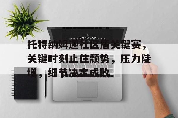爱游戏APP-关于托特纳姆迎社区盾关键赛,关键时刻止住颓势,压力陡增,细节决定成败的信息